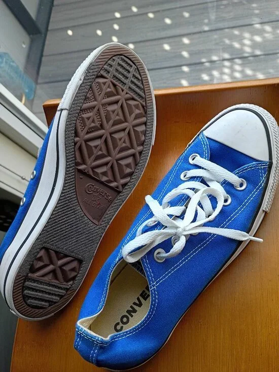 Blue Converse Chuck Taylors *Like New - Picture 3 of 5